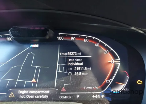 2021 BMW 540I xDrive z USA, uszkodzony, nr VIN WBA73BJ0XMWW98651